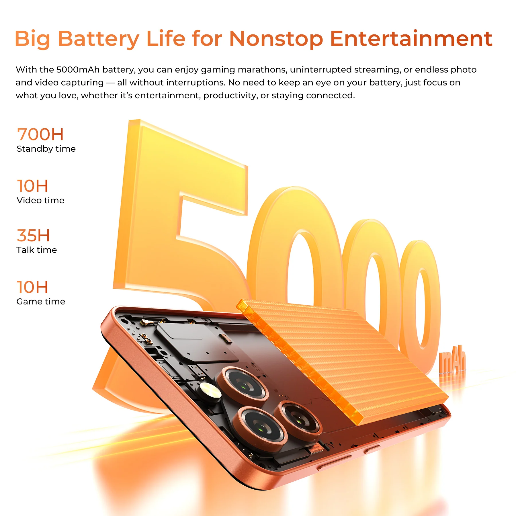 OUKITEL C17 6.52-inch 5000mAh Battery 9.3mm Ultra-thin Body Smartphone(4GB+64GB) - Image 5