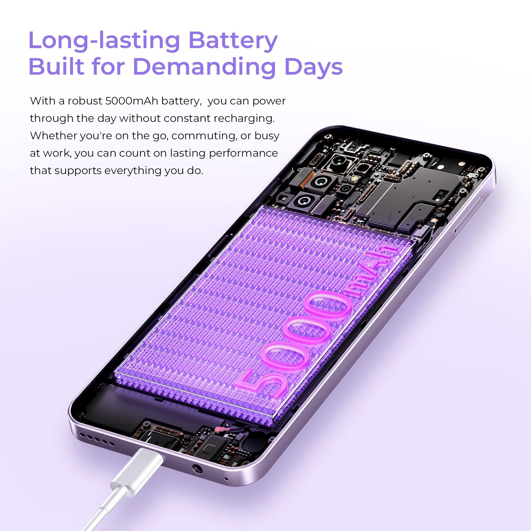 OUKITEL C2-EV 6.52-inch 5000mAh Battery 9.3mm Ultra-thin Body Smartphone(4GB+128GB) - Image 6