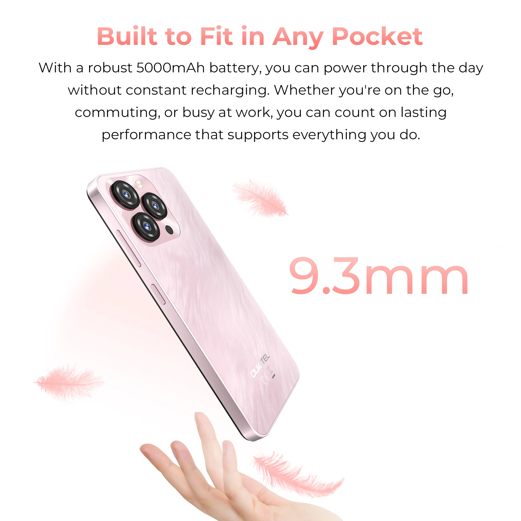 OUKITEL C3-EV 6.52-inch 5000mAh Battery 9.3mm Ultra-thin Body Smartphone(4GB+256GB) - Image 8