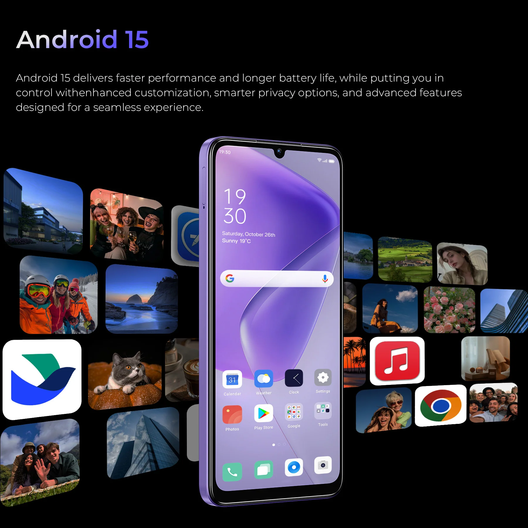 OUKITEL C6 6.8-inch 5150mAh Battery 9.15mm Ultra-thin Body Smartphone(12GB+512GB) - Image 10