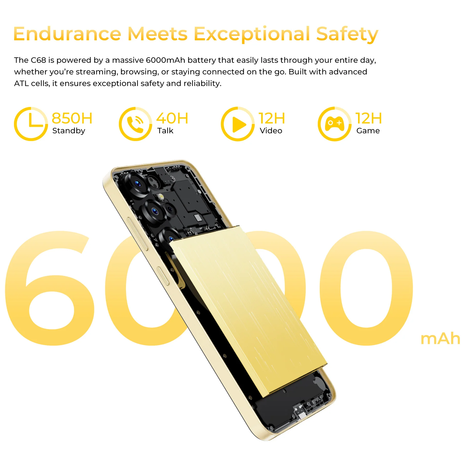 OUKITEL C68-EV 7.2-inch 6000mAh Battery 9.5mm Ultra-thin Body Smartphone(8GB+512GB) - Image 8