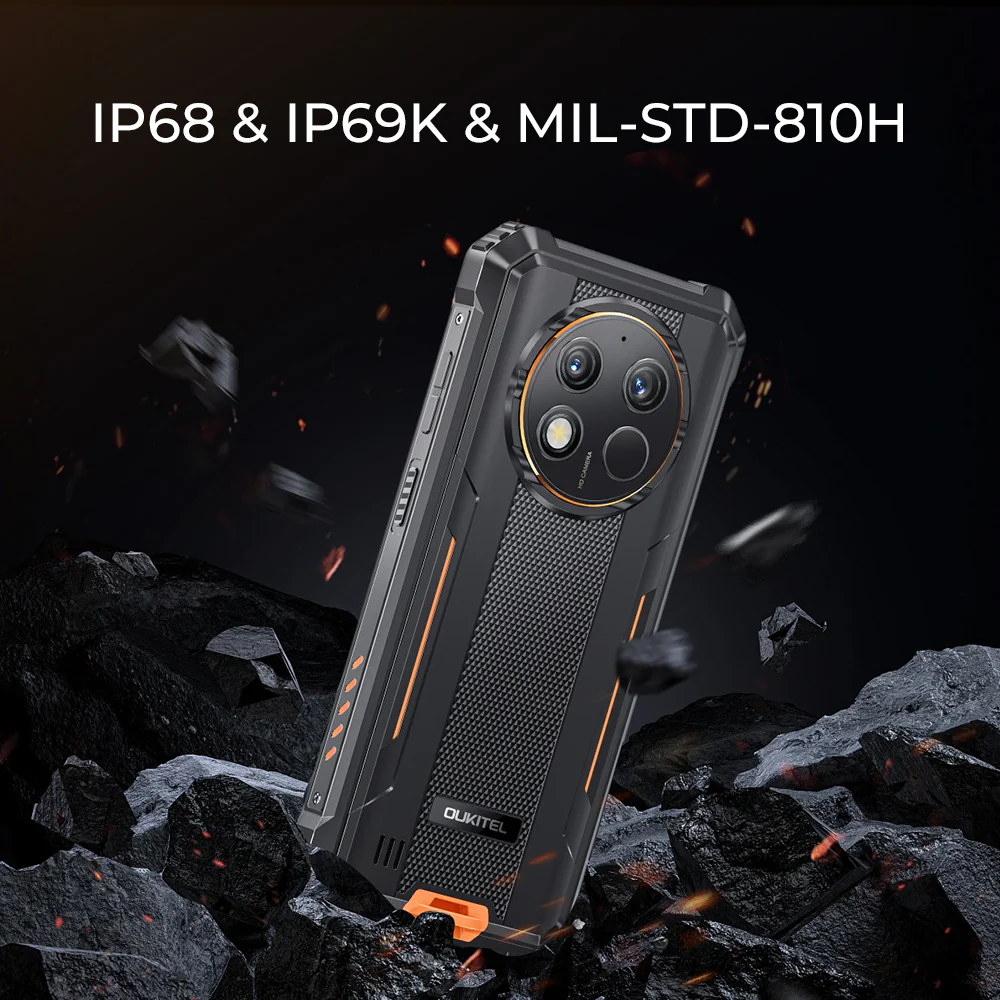OUKITEL G1 S Rugged Phone 6.52-inch 10600mAh Big Battery 13MP Camera (4+128GB) - Image 6