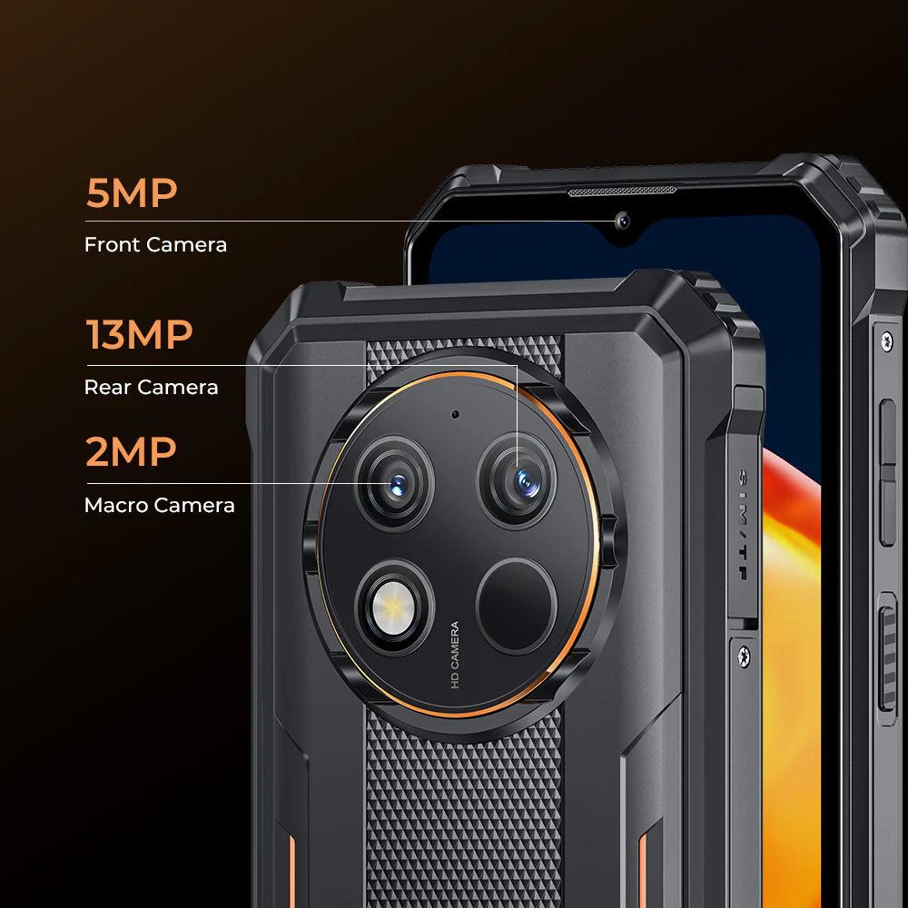 OUKITEL G1 S Rugged Phone 6.52-inch 10600mAh Big Battery 13MP Camera (4+128GB) - Image 7