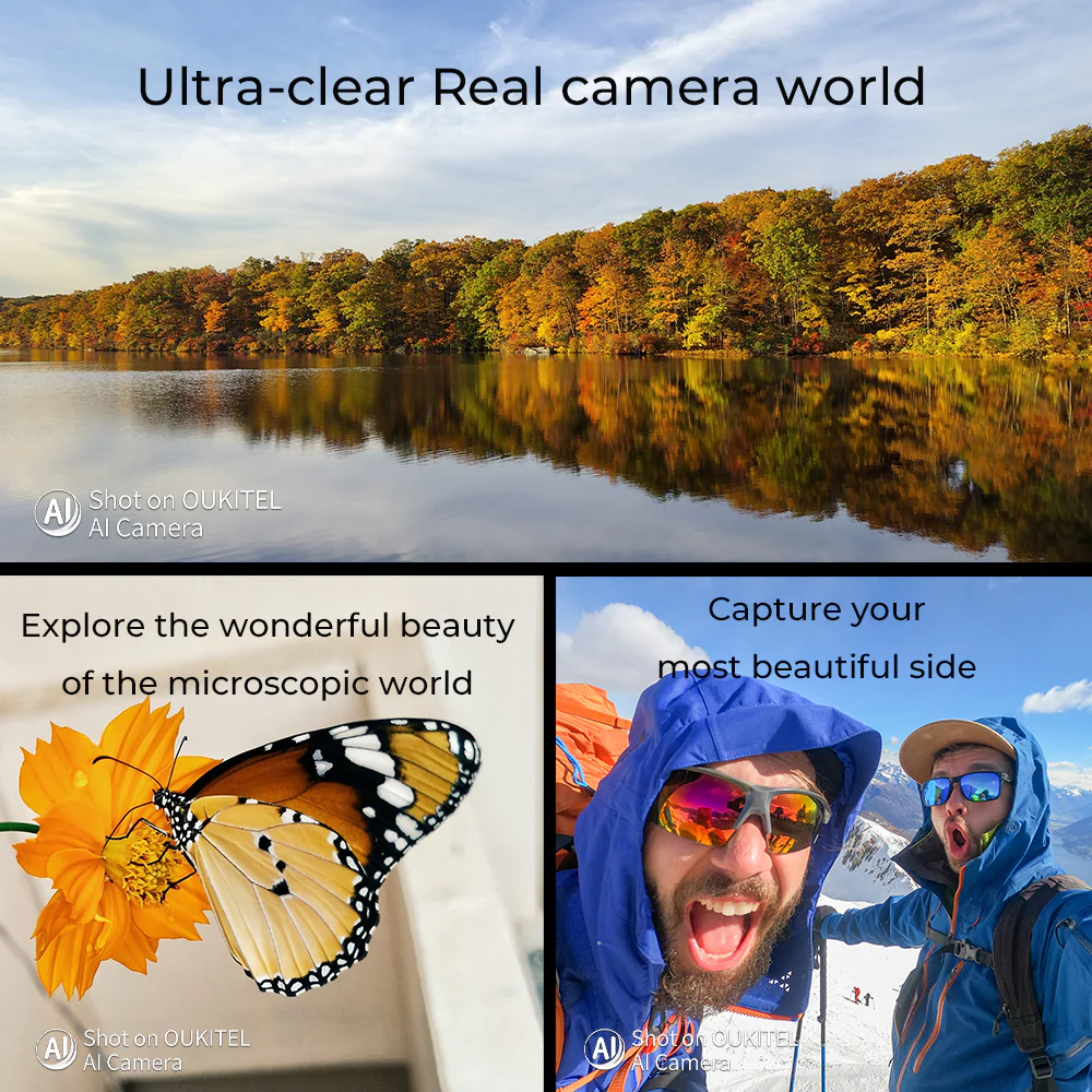 OUKITEL G1 S Rugged Phone 6.52-inch 10600mAh Big Battery 13MP Camera (4+128GB) - Image 8