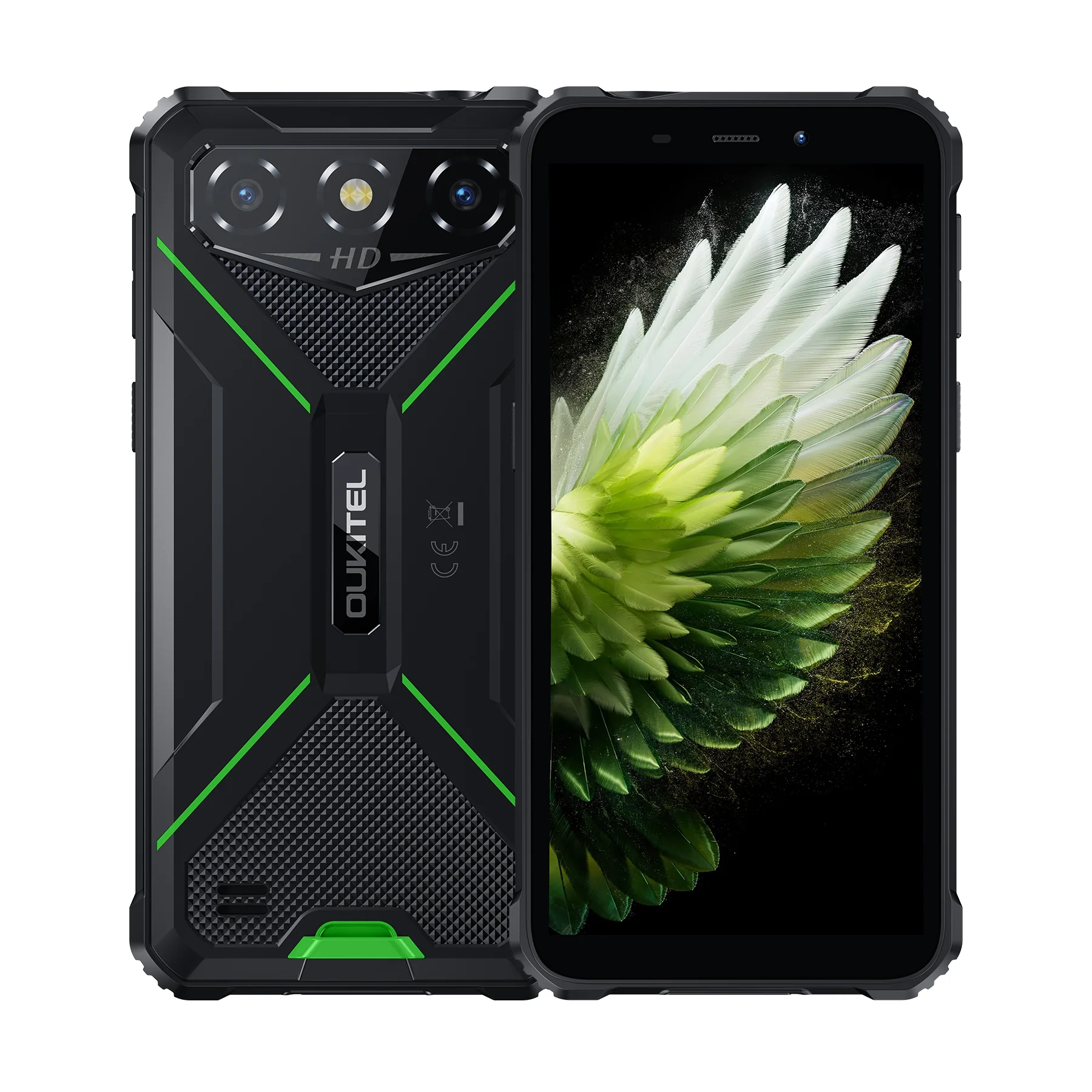 OUKITEL G3-EV Rugged Phone 6'' HD+ Display 6300mAh Big Battery 13MP Camera Android 14(4GB+128GB) - Image 3