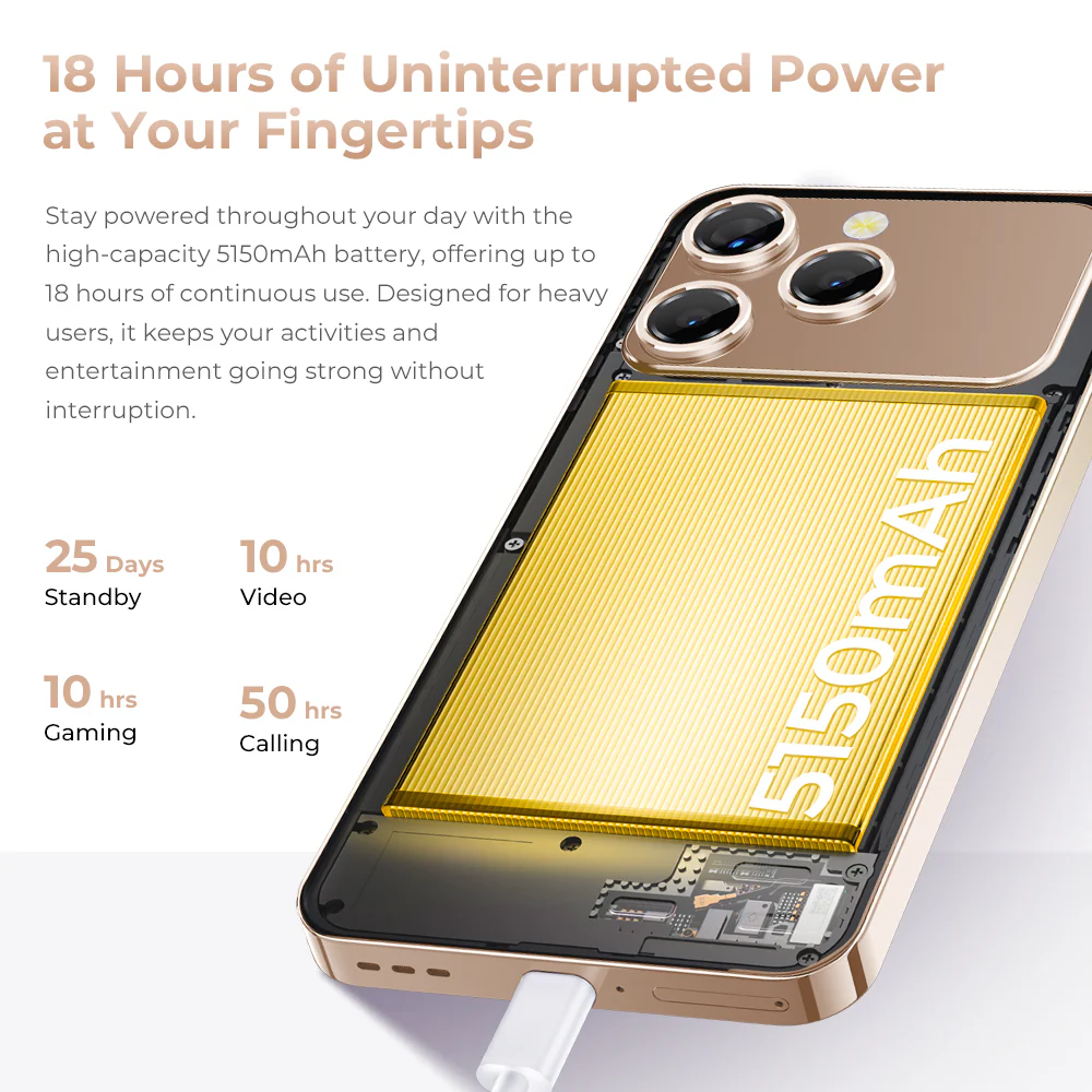 OUKITEL P1 Pro-EV 6.7-inch 5150mAh Battery 8.2mm Ultra-thin Body Smartphone(8GB+512GB) - Image 11