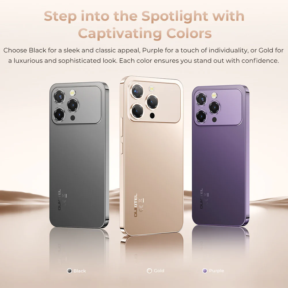 OUKITEL P1 Pro-EV 6.7-inch 5150mAh Battery 8.2mm Ultra-thin Body Smartphone(8GB+512GB) - Image 9