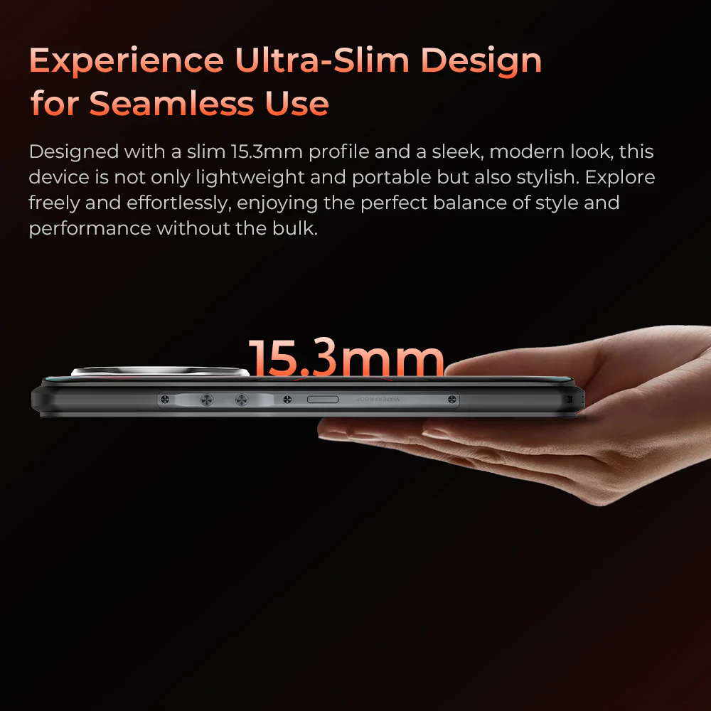 OUKITEL WP55 S 5G Rugged Phone 6.6'' FHD+ Display 11000mAh Big Battery 64MP Camera Android 15(12GB+512GB NFC) - Image 4