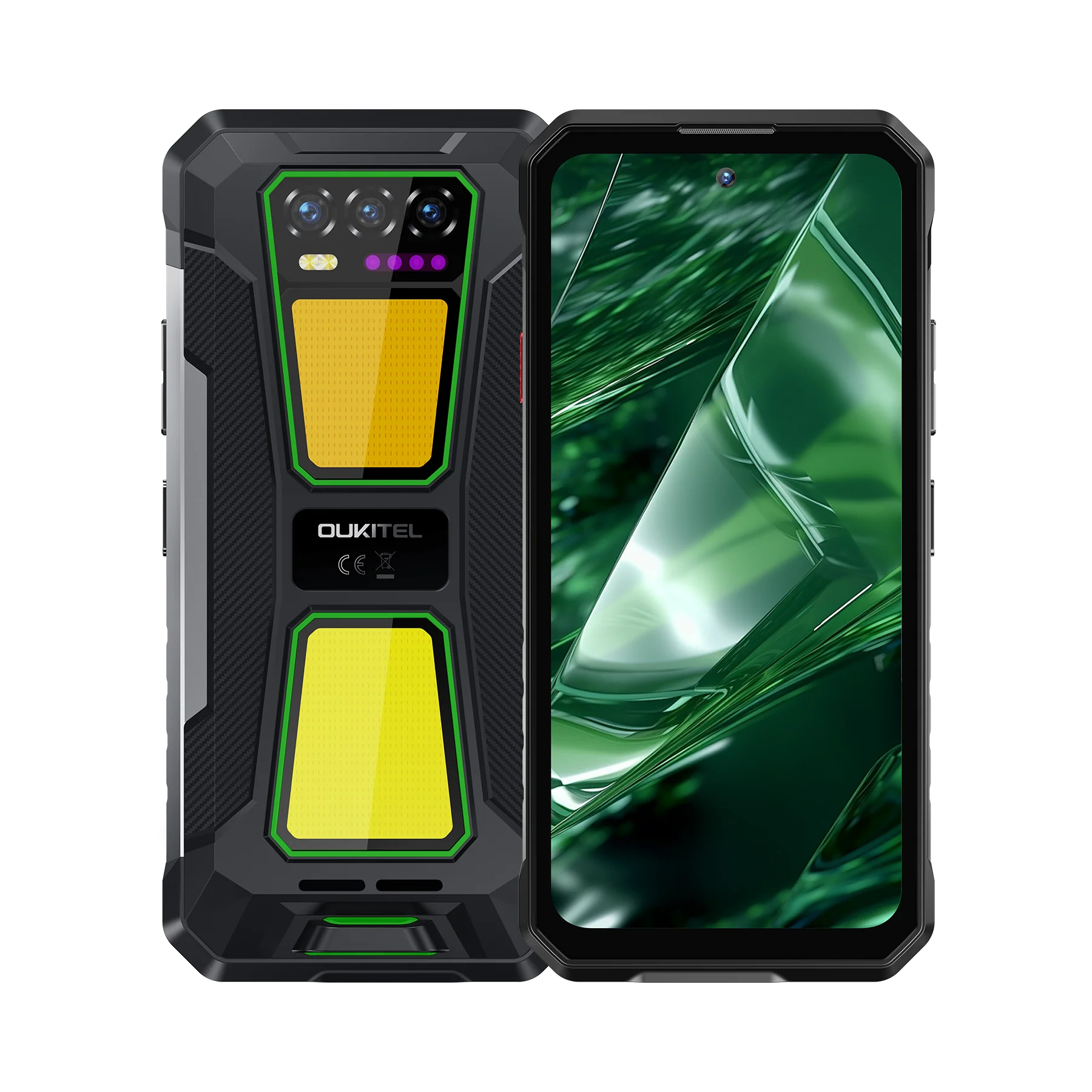 OUKITEL WP58 Pro 5G Rugged Phone 6.7-inch 10,000mAh Battery 64MP Camera Camping Light Android 15(8GB+512GB NFC) - Image 3