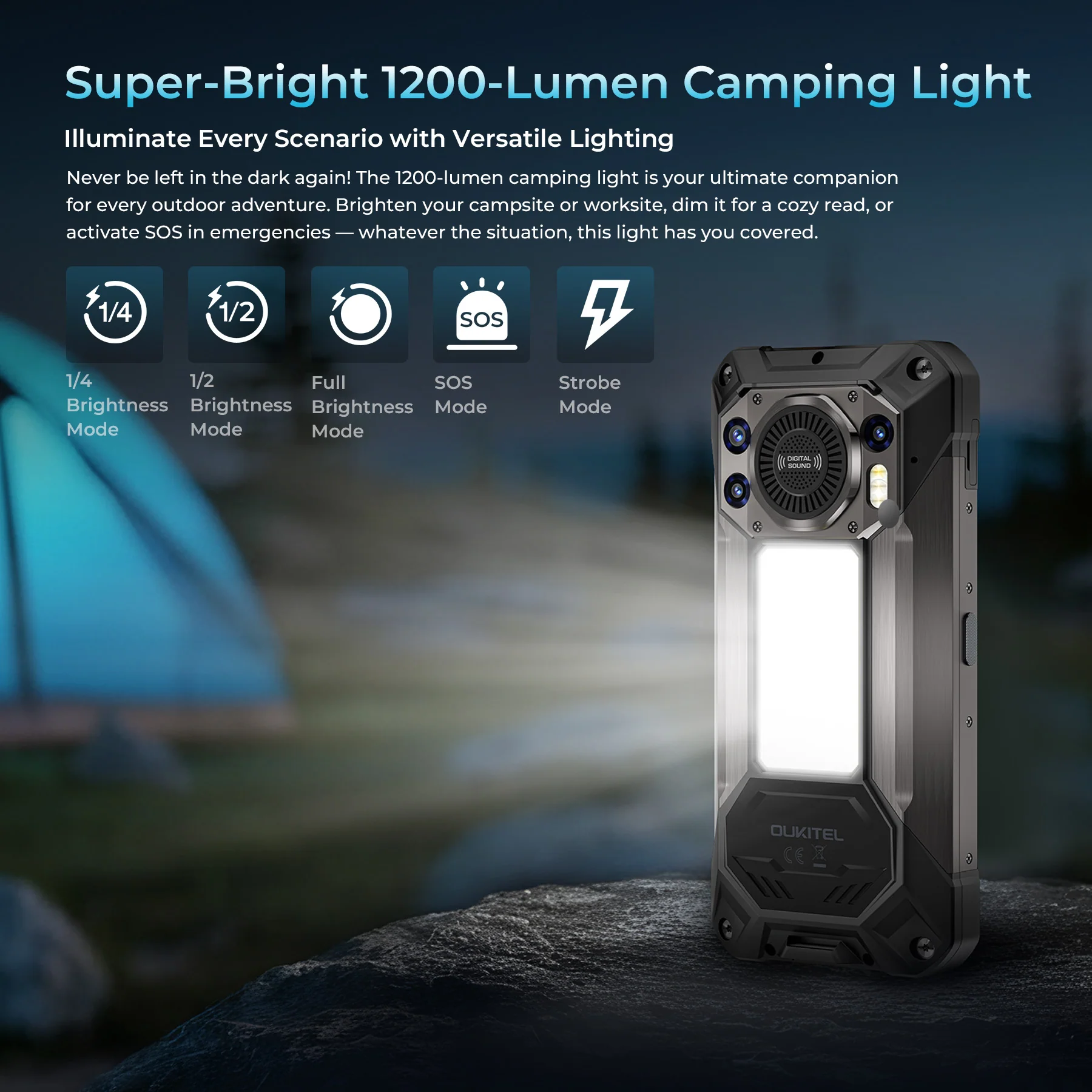Oukitel WP61 5G Rugged Phone 6.78'' HD+ Display 20,000mAh Big Battery 108MP Camera Android 16(12GB+512GB NFC) - Image 10