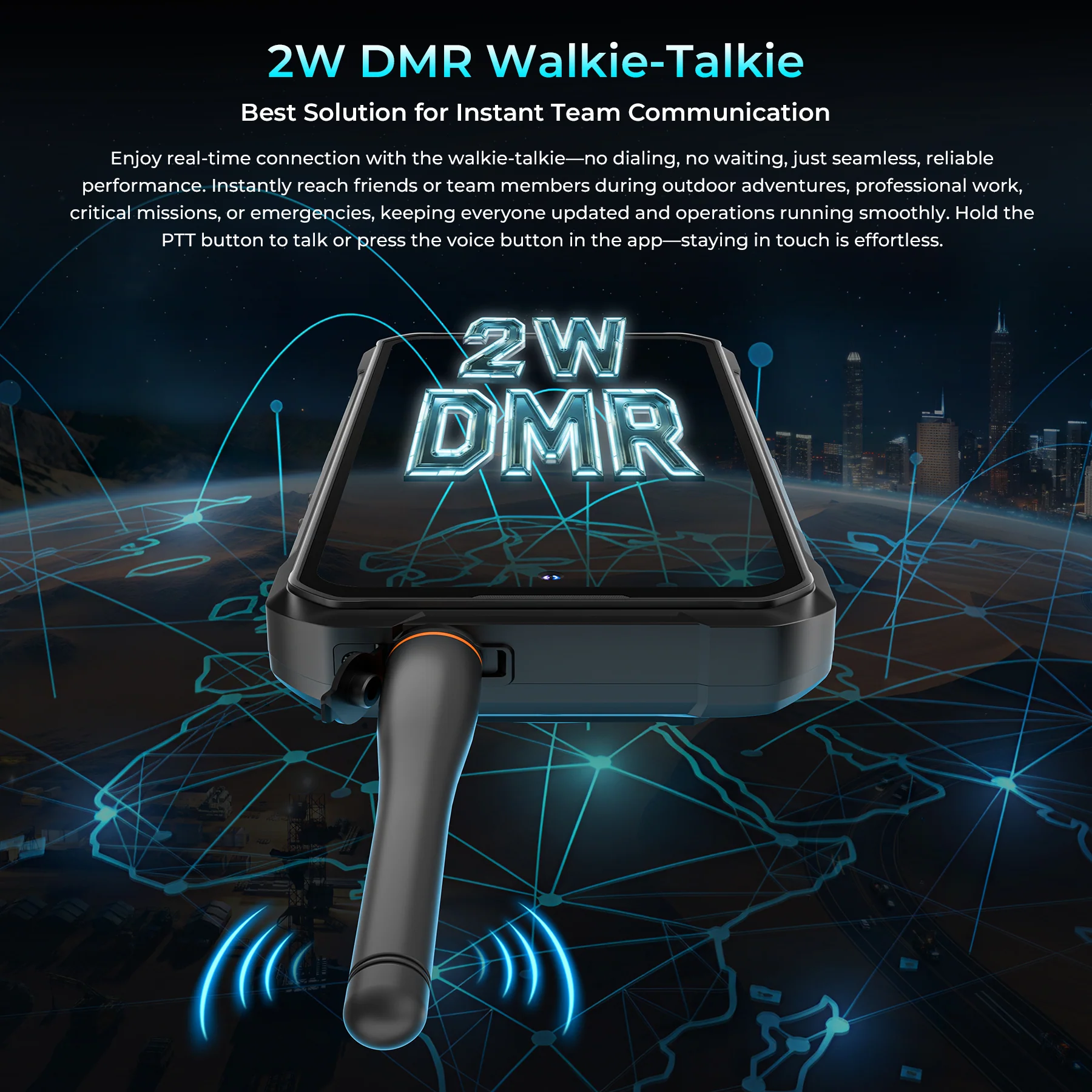 Oukitel WP61 Plus 5G Walkie-Talkie Rugged Phone 6.78'' HD+ Display 20,000mAh Big Battery 108MP Camera Android 16(12GB+512GB NFC) - Image 3