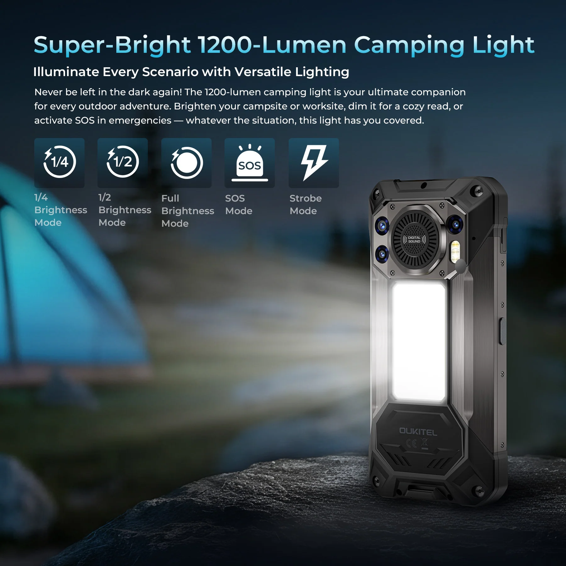 Oukitel WP61 Ultra 5G Thermal imaging Rugged Phone 6.78'' HD+ Display 20,000mAh Big Battery 108MP Camera Android 16(12GB+512GB NFC) - Image 10